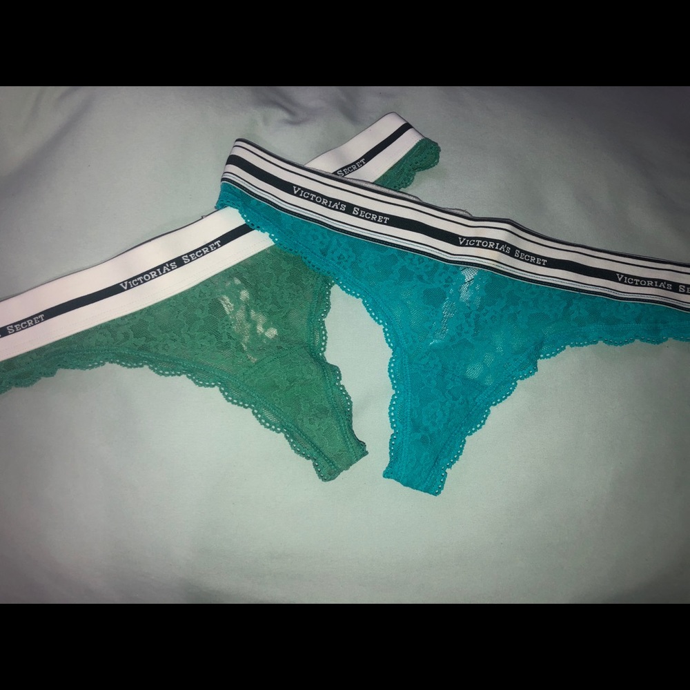 VICTORIA SECRET lace thongs